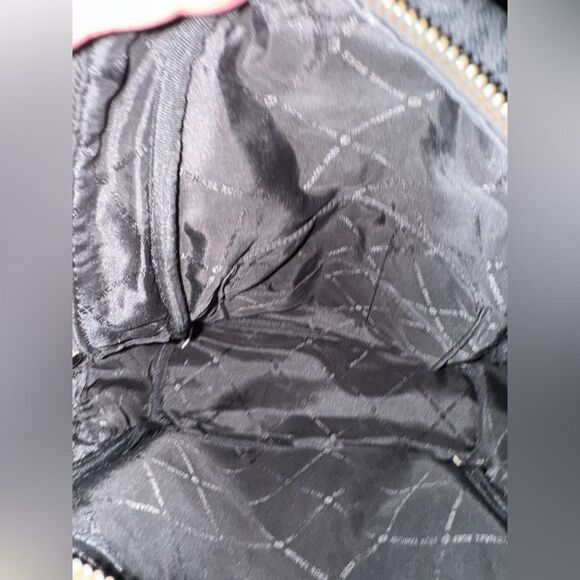 Michael Kors Black Backpack with Silver Embellishments - Picture 6 of 8